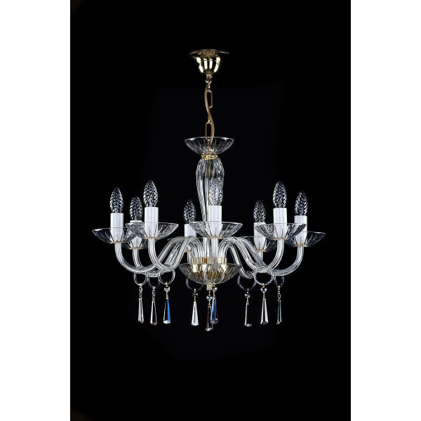Кришталева люстра ARTGLASS STEFANIE VIII STRASS nikl