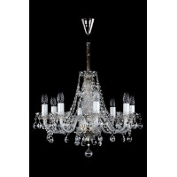 Хрустальная люстра ARTGLASS MAGDA VIII nikl (CL)