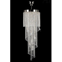 Хрустальная люстра ARTGLASS SPIRAL 400x1200 balls CE nikl