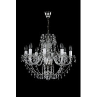 Кришталева люстра ARTGLASS SULIKA VIII nikl (CE)