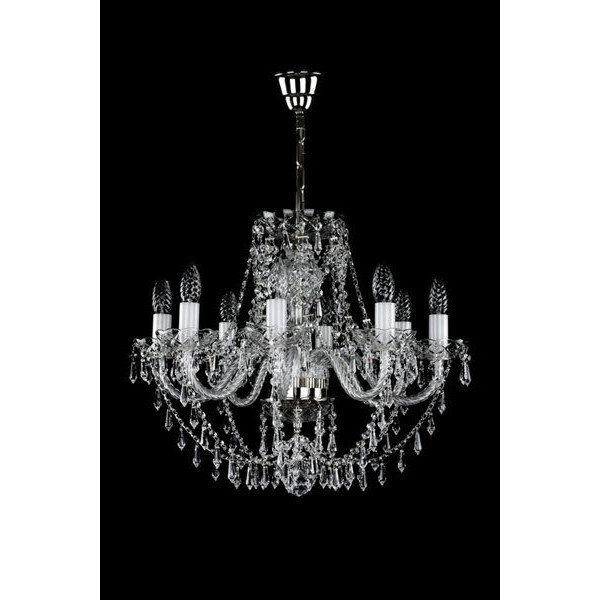 Хрустальная люстра ARTGLASS SULIKA VIII nikl (CE)