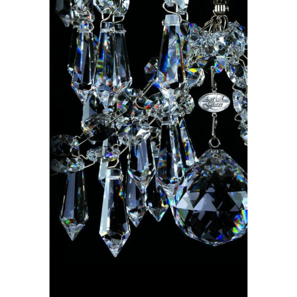 Хрустальная люстра ARTGLASS SULIKA VIII nikl (CE)