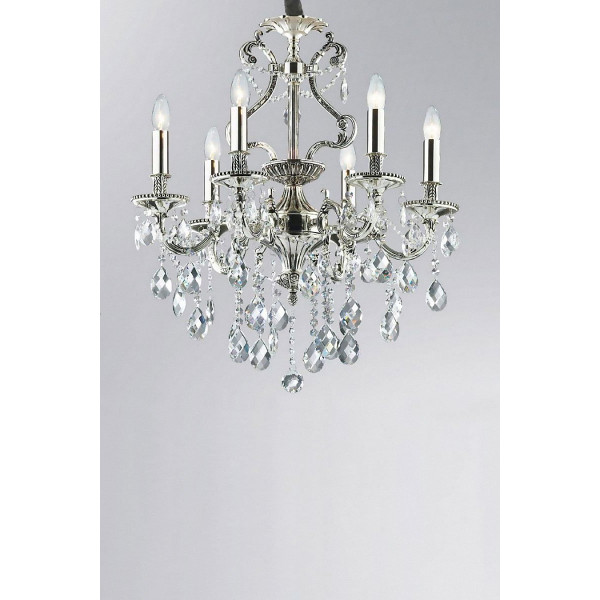 Хрустальная люстра IDEAL LUX GIOCONDA SP6 ARGENTO