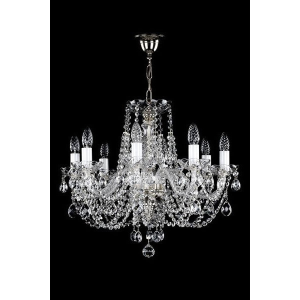 Хрустальная люстра ARTGLASS ANDULA VIII short 195 nikl (CE)