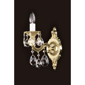 Кришталеве бра ARTGLASS SARKA I бел.зол (CE)