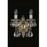 Хрустальное бра ARTGLASS SARKA II brass antiq (CE)