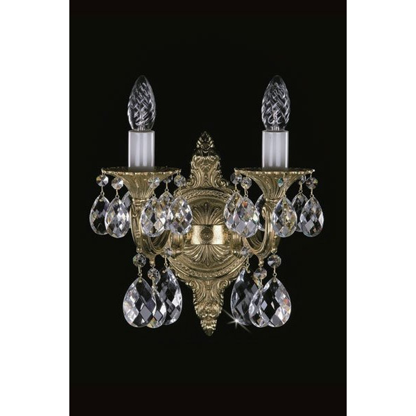 Хрустальное бра ARTGLASS SARKA II brass antiq (CE)