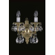 Хрустальное бра ARTGLASS SARKA II brass antiq (CE)