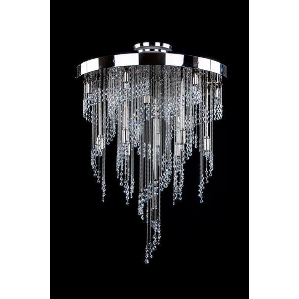 Кришталева люстра ARTGLASS ERIN CE NIKL