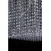 Кришталева люстра ARTGLASS LEANDRA 300x300 CE nikl