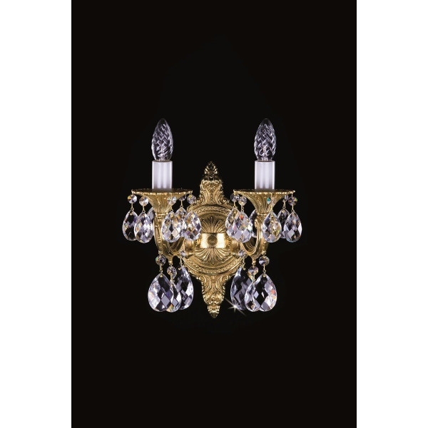 Хрустальное бра ARTGLASS SARKA II matt brass (CE)