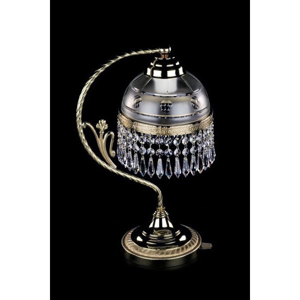 Настольная лампа ARTGLASS SCARLETT CE brass antiq