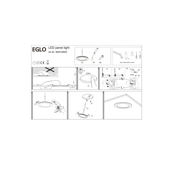 Точечный светильник EGLO 94041