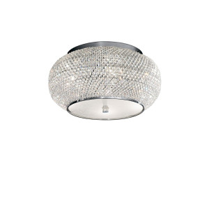 Кришталева люстра IDEAL LUX PASHA' PL6 CROMO