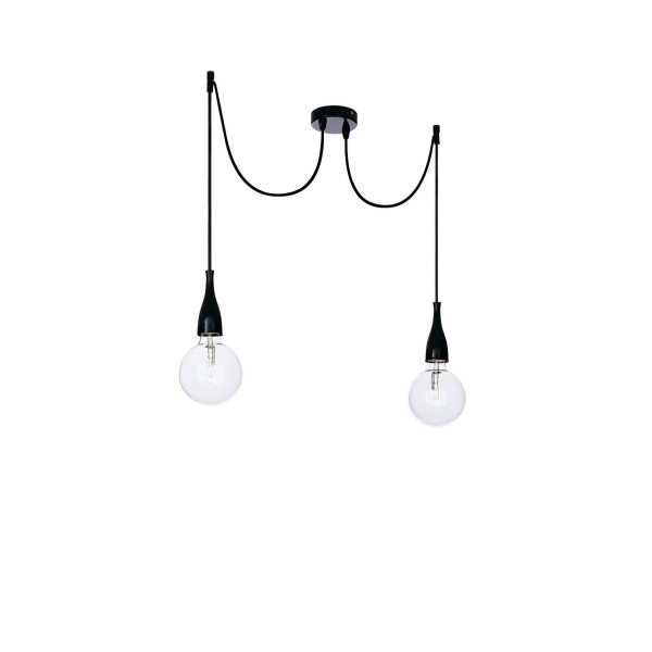 Люстра IDEAL LUX MINIMAL SP2 NERO OPACO