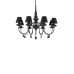 Люстра IDEAL LUX BLANCHE SP8 NERO