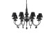 Люстра IDEAL LUX BLANCHE SP8 NERO