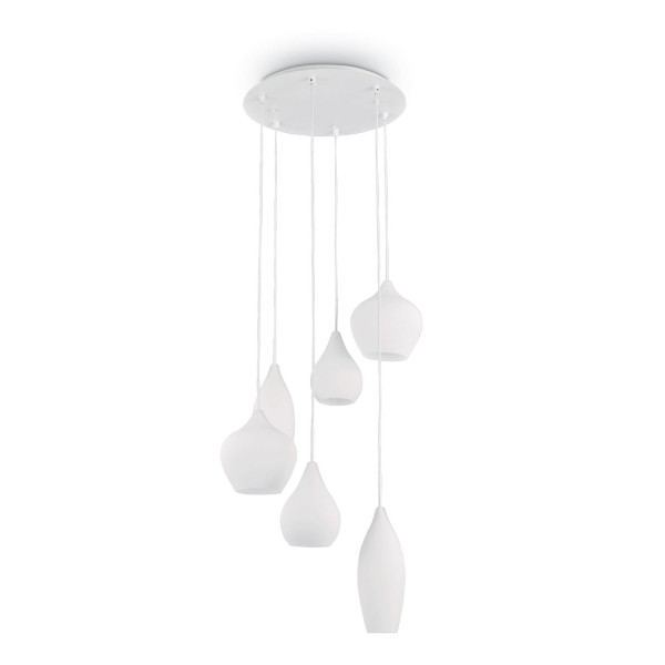 Люстра IDEAL LUX SOFT SP6 BIANCO