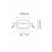 Точечный светильник IDEAL LUX GROOVE 30W SQUARE 3000K