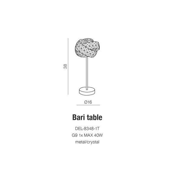 Настольная лампа AZZARDO AZ2106