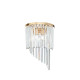 Хрустальное бра IDEAL LUX CARLTON AP3 ORO