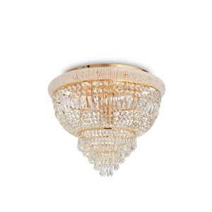 Кришталева люстра IDEAL LUX DUBAI PL6 OTTONE