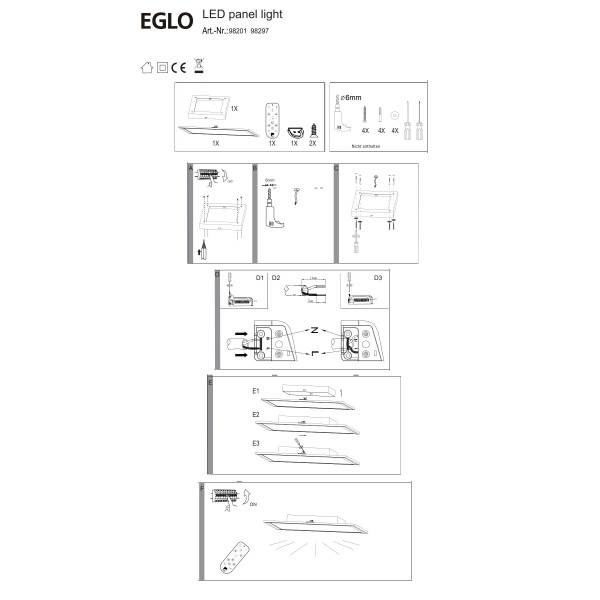 Світильник стельовий EGLO 98201