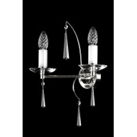 Хрустальное бра ARTGLASS CHARLOTA II CE nikl