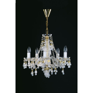 Кришталева люстра ARTGLASS ROSANA V (bila)
