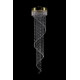 Хрустальная люстра ARTGLASS SPIRAL CHAOS 600x2500 (CE)
