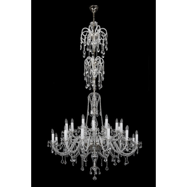 Кришталева люстра ARTGLASS THEODORA XXIV CE nikl