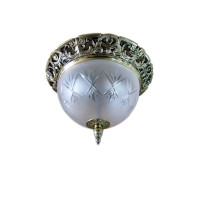 Люстра ARTGLASS LEA I brass antiq
