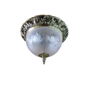 Люстра ARTGLASS LEA I brass antiq