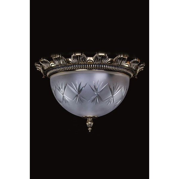 Люстра ARTGLASS LEA II brass antiq