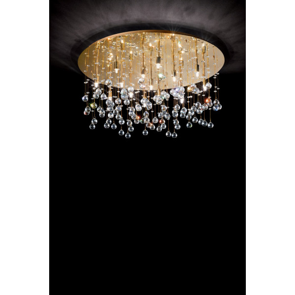 Кришталева люстра IDEAL LUX MOONLIGHT PL15 ORO
