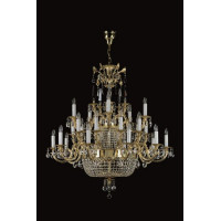 Кришталева люстра ARTGLASS ARABELA dia.1200 brass antiq (CE)
