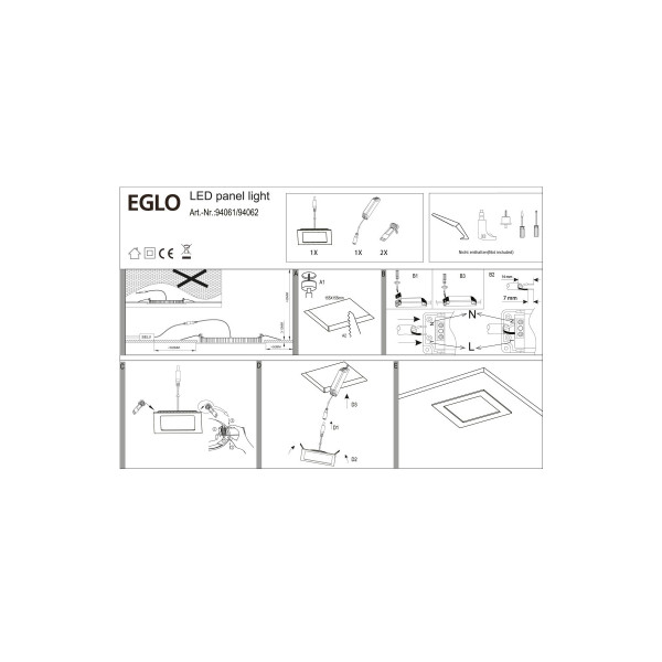 Точечный светильник EGLO 94061