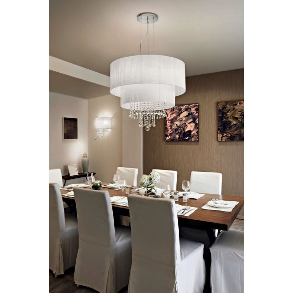Люстра IDEAL LUX OPERA SP10 BIANCO