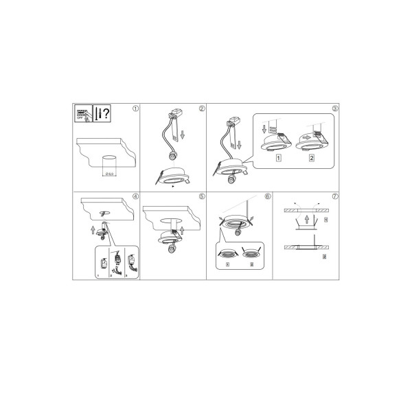 Точечный светильник IDEAL LUX SWING BRUNITO