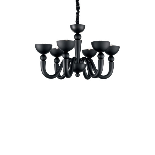 Люстра IDEAL LUX BON BON SP6 NERO
