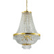Хрустальная люстра IDEAL LUX CAESAR SP12 ORO
