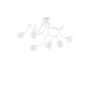 Люстра IDEAL LUX OCTOPUS PL6 BIANCO