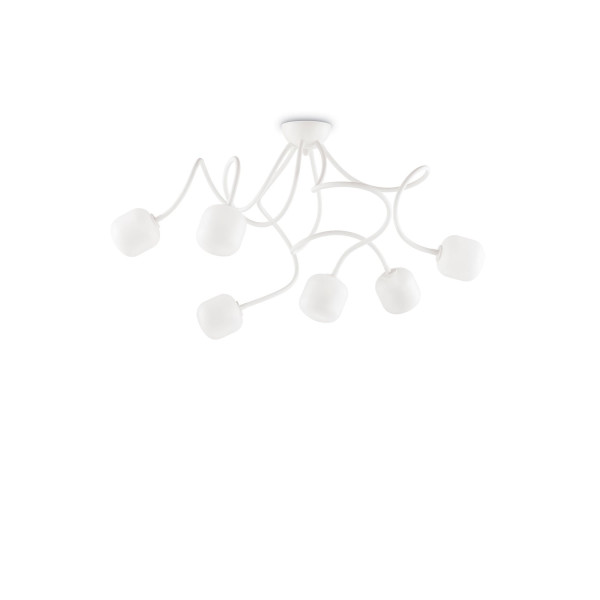 Люстра IDEAL LUX OCTOPUS PL6 BIANCO