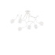 Люстра IDEAL LUX OCTOPUS PL6 BIANCO