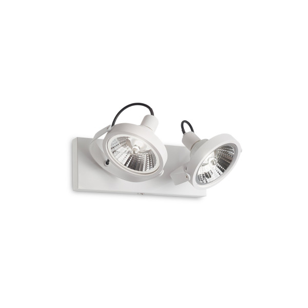 Светильник направленный IDEAL LUX GLIM PL2 BIANCO