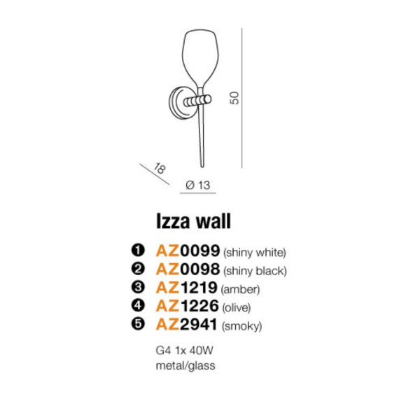 Бра AZZARDO AZ2941