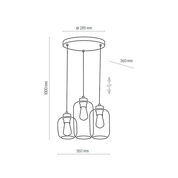 Люстра TK LIGHTING 3185