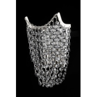 Кришталеве бра ARTGLASS HORTENSIE II CE nikl