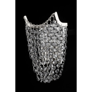 Кришталеве бра ARTGLASS HORTENSIE II CE nikl