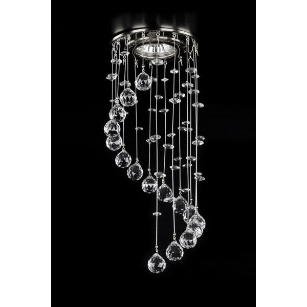 Точечный светильник ARTGLASS SPOT 22 CHAOS CE nikl